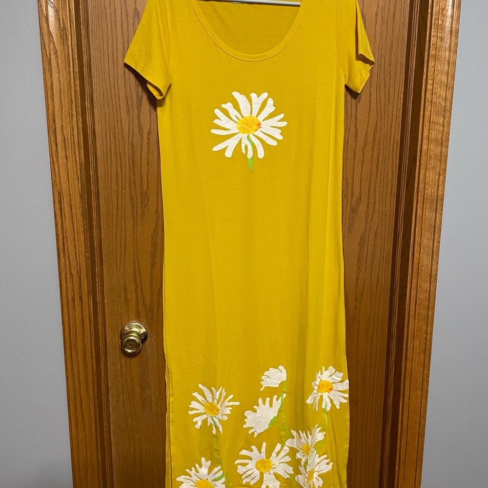Casual Summer Maxi TShirt Dress/Cover Up